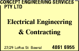 Concept Engineering Services - Electrical Engineering Bowral